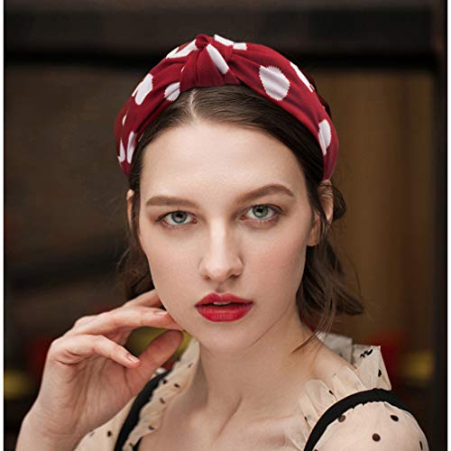 Cubaco 12 Pack Knotted Headbands For Women Womens Headbands For Women Cute Top Knot Turban Headband Fashion Boho Headband Bowknot Bows Elastic Wide Headwrap Head Band Elastic Hair Accessories For Women's Hair #TOP5