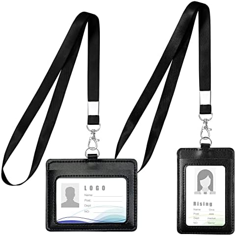 Porte-badge Vicloon en cuir PU Cover