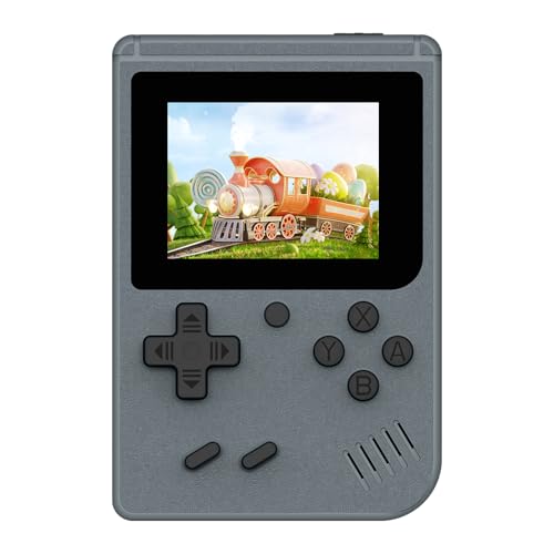 Retro Gaming Console, Portable Video Game Console with 3.0 inch IPS Screen and Preloaded 400 Classic Video Games, Mini Retro Handheld Game Console (Gray)