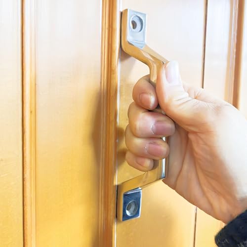 Image of Heavy Duty 304 Stainless Steel Door Handle, Metal Handle armrest bar, Suitable for Ships, RVs, chests of Drawers (Hole Centers: 5-7 /8in(150mm)-1PC)