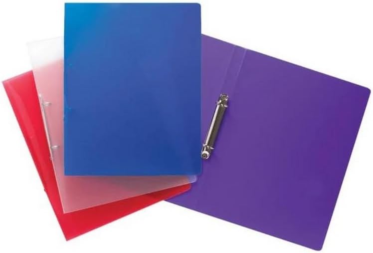 Tiger A4 slim 15mm ringbinder in assorted colours x 1 single folder