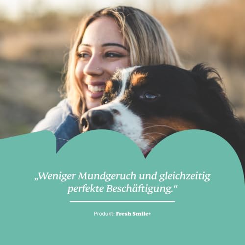 mammaly Fresh Bone+® Zahnpflege-Kauknochen mit Pansen für Hunde (12cm)