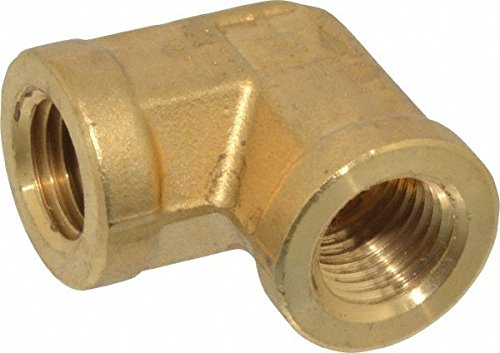Parker 1200P-6-6 Pipe Elbow 90 Deg 3/8 X 3/8 Female Brass