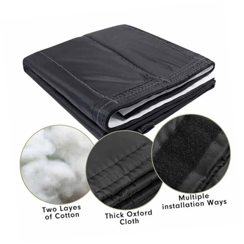 Couverture isolante coupe-vent pour cheminée et tapis thermique de poêle