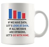 Panvola If You Have Data Let's Look At Data Analyst Scientist Gifts Boss Coworker Office Gifts Novelty Drinkware Ceramic Mug 11 oz White