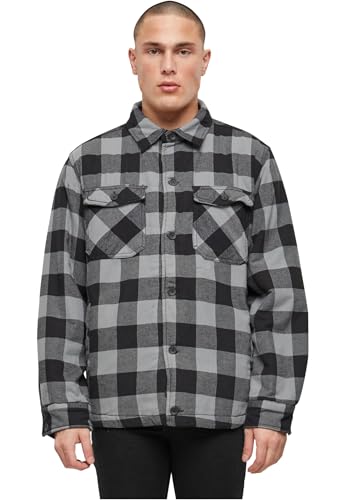 Image of Brandit Men's Lumber Jacket Black /Blue