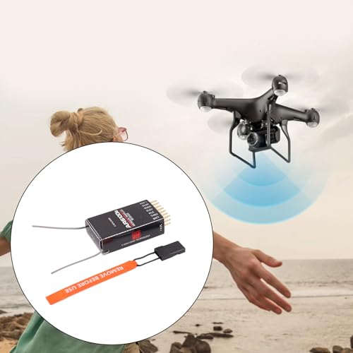 MinnowXY DSM2 AR6100E 6-Channel 2.4GHz Receiver Compatible DX6I DX7 DX8 DX18 DSX6 DSX9 Transmitter Helicopters - Thumbnail 6