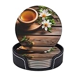 Ensemble complet avec une solution de rangement élégante : ce lot soigneusement conçu comprend non seulement six dessous de verre fonctionnels, mais également un support assorti pour un rangement propre et organisé. Cela permet de garder vos accessoires de salon, de salle à manger ou de bureau bien rangés et facilement disponibles, éliminant l'encombrement et améliorant l'esthétique générale de votre espace
