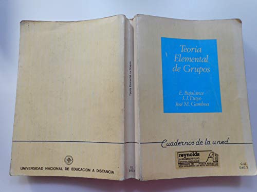 Portada de Teoria elemental de grupos