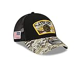 New Era Pittsburgh Steelers NFL On Field 2021 Salute to Service Black 9Forty Snapback Cap - One-Size