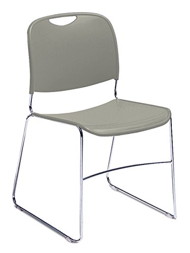 National Public Seating Stack Chair - Gray - Lot Of 1 #TOP25
