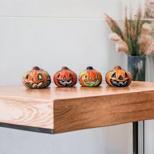 1 Handmade Mexican Pottery Jack O' Lanterns