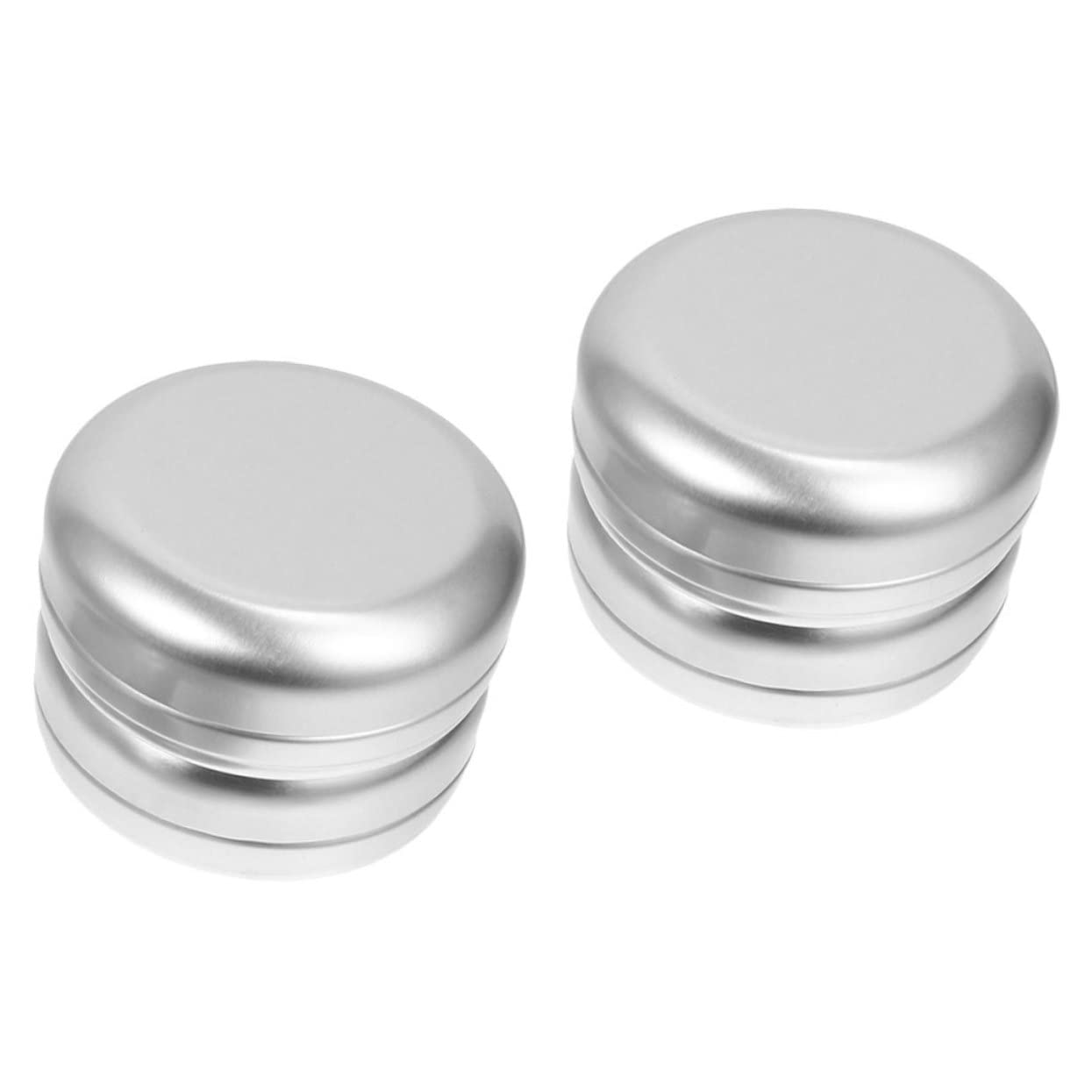 OUNONA 2sets 4pcs Aluminum Soap Cases Multi Function Makeup Earphone Storage Boxes Portable Leak Design for Travel Home Organization 4pcs*2