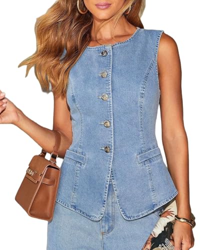 Women's Vest Blue Vest S