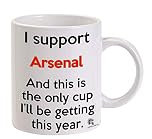 Super Lemon Arsenal Premier League Football Cup, Gift for Arsenal Supporters, Tea, Coffee, Hot Drinks Cup, Gift for a Arsenal Fan11oz