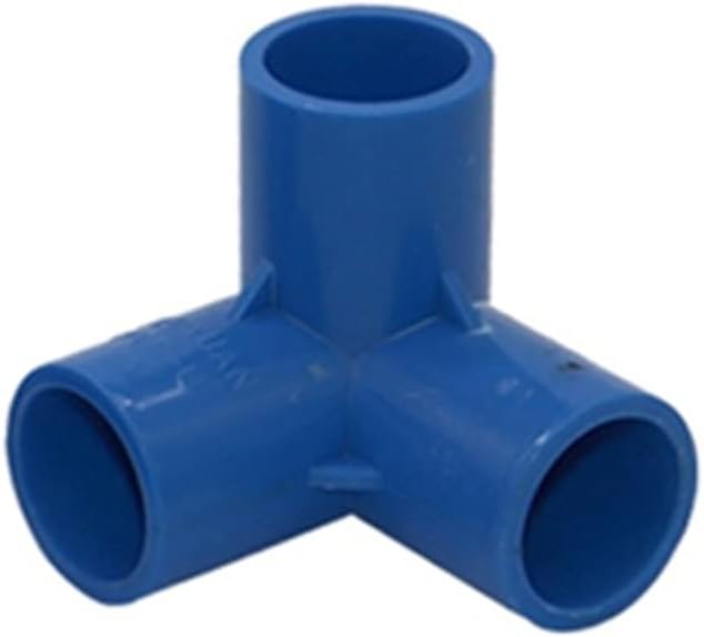 Generic Utility Hose Butt Hose Connector Adapter Pvc Pipe Joint 20Mm Inner Diameter Greenhouse Plant Water Supply Main Pipe Garden 3 Channel, 4 Channel, 5 Channel Stereo Connector 1/Blue