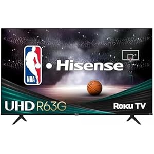 Hisense 58R63G-50 4K UHD HDR LED Roku Smart TV-2023