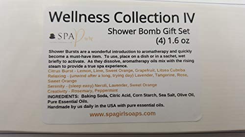 Spa Pure Wellness Collection Iv Aromatherapy - Fizzing Shower Bombs By Spa Pure Naturals #TOP4