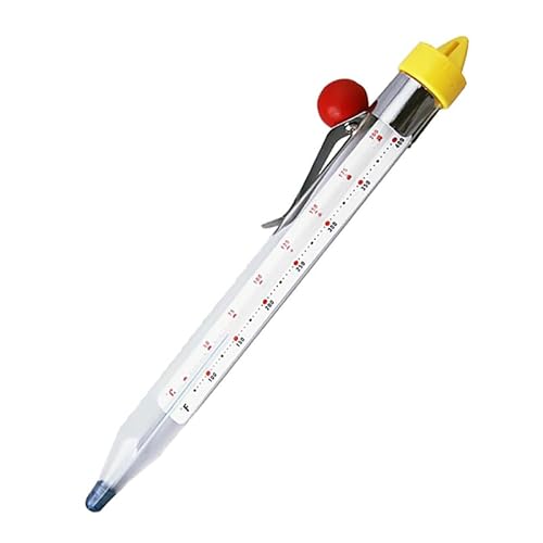 Abaodam Thermomètre Stérilisateur Bocaux Conserves en Verre Trempé et Acier Inoxydable, Thermomètre Multifonction Résistant Haute Température pour Sirop Cuisine Couleur Couleur Aléatoire