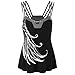 Produktbild OSYARD 2018 Sommer Damen Mädchen Frauen Plus Size Strappy Tank Weste Tops, Ketten Verzierte Bluse Ärmelloses Shirt Pulli Tees T-Shirt