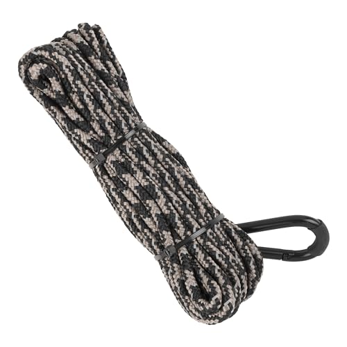 Corde de levage réfléchissante pour la chasse et le camping noir 9m