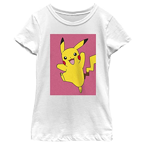 Pokemon Pkmn Pika Leap Girls Short Sleeve Tee Shirt