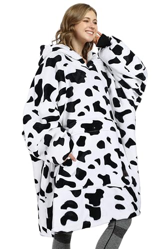 Catalonia boys Hoodie Sweatshirt Kids Oversized Blanket Sweatshirt, Sherpa Fleece Hoodie, Super Soft Warm Comfortable Pullover with Large Front Pocket for Boys Girls Teens (7-13 yr)