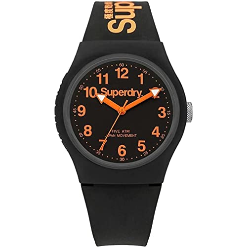 Preisvergleich Produktbild Superdry Herrenuhr Analog Quarz mit Silikonarmband SYG164B