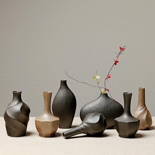 Vase ikebana en céramique pour composition florale de table - 5