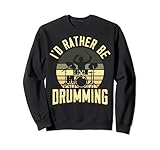 Photo Gallery funny musician drummer drums retro vintage gifts for drummer felpa