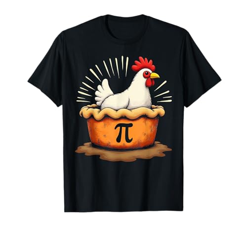 Chicken Pot Pi – Funny Pi Day Design for Math Lovers Camiseta