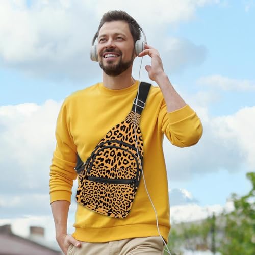 Bolsa cruzada de leopardo hombre: mochila de hombro impermeable multicolor de 30x18 cm 3