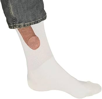 Amazon.co.jp: 2 ペア混合ショーオフおかしいペニスソックス