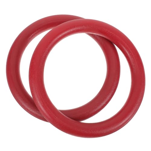POPETPOP 2Pcs Gymnastics Rings for Workouts Height Pull Up Rings with Slip Design Stylish Fitness Equipment for Adults for Calisthenics