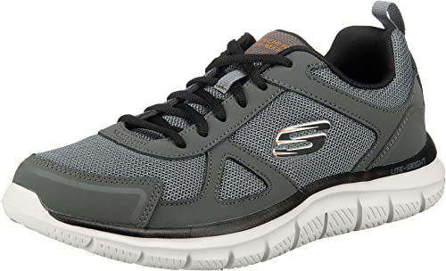 Skechers Men's Track running shoes, Grey, 10 UK