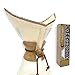 Price comparison product image CoffeeSock The Original Reusable 100% Organic Cotton Coffee Filters - 2 pk - Fits Chemex® 6-13 Cup Coffee Makers | Coffee Sock Cloth Coffee Filter | Zero-Waste & Eco-Friendly (X6)