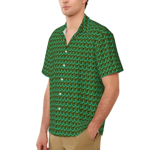 Chemise homme imprimé papillon contre la chaleur estivale