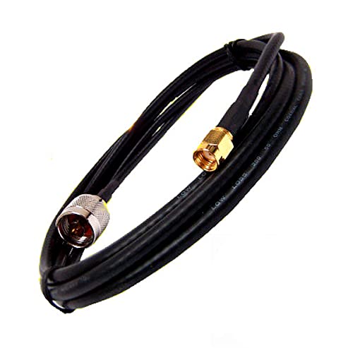 Cable de antena WiFi Conector N SMA H155PE H155 Pigtail SEÑAL RP-SMA RPSMA Largo (10m)