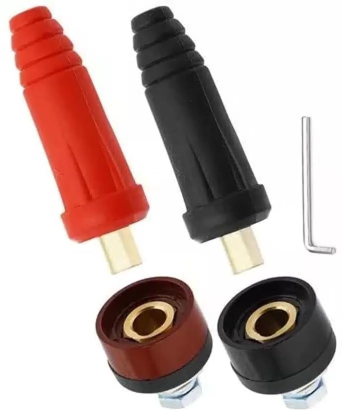 SHIV ALASKA 3550 BIGG SIZE Quick Fitting Welding Machine Cable Connector Plug Socket 2 Male/2 Female PLAS LKEY Inverter Welding Machine-image-32