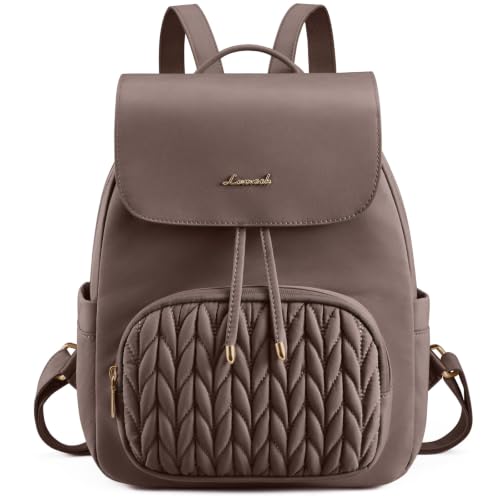 Image of LOVEVOOK Mini Backpack for Women, Zipper Closure Small Backpack Purse for Travel, Work Backpack Daypack With Anti-theft Pocket Mini Bag for College Shopping