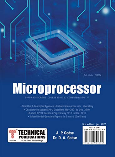 Microprocessor (SE - IV COMP- 210254) – 2021 Edition