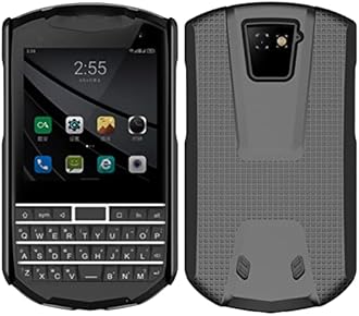 Nakedcellphone Case for Unihertz Titan Pocket Phone, [Grid Texture] Slim Hard Shell Protector Cover - Black