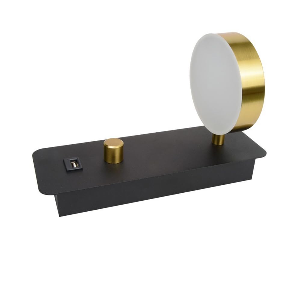 Lampe murale LED avec recharge USB C pour lire et éclairer le couloir