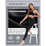 FULLSOFT Soft Leggings for Women - High Waisted Tummy Control No See Through Workout Yoga Pants - Image 3