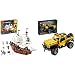 LEGO Creator Galeone dei Pirati, Taverna e Isola del Teschio, Set da Costruzione 3in1 e Idea Regalo & Technic Jeep Wrangler 4x4, Macchina Giocattolo, Set Costruzione SUV Fuoristrada