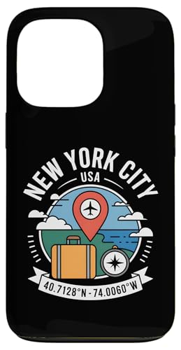NEW YORK CITY USA �j���[���[�N 40.7128N 74.0060W ���s �X�}�z�P�[�X iPhone 13 Pro �p
