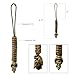 OMIWOUT Handmade Lanyards with Brass Beads – Paracord 550 Survival Gear Leash for knives, Outdoor, and EDC Tools