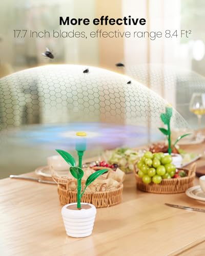 Gaiatop SZ-QYHP22 Fly Fans For Tables, Fly Repellent Fans Battery Powered Bug Fan Indoor Outdoor Portable Table Fly Fans thumb #1