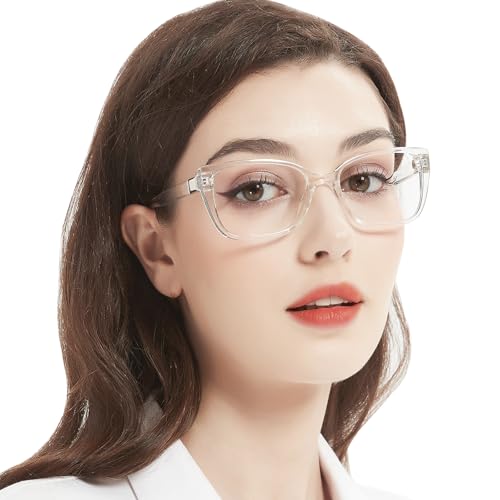 WEMOOTANTS Large Cat Eye Reading Glasses 1.5 Oversized