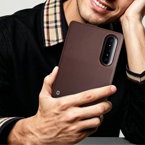 Étui en cuir véritable pour Huawei Pura X Max | Housse chic fait main